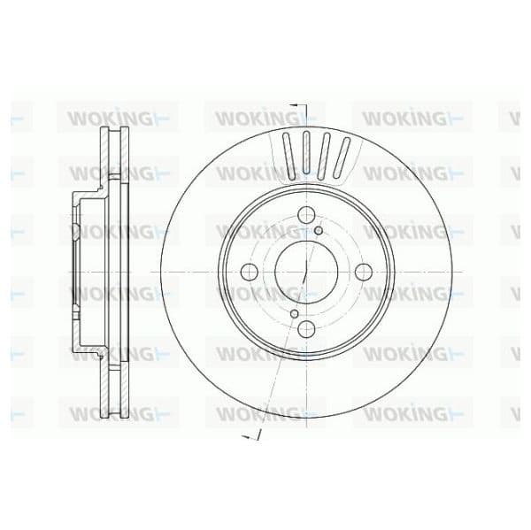 WOKING Disco de Travão - D6742.10