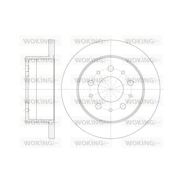 WOKING Disco de Travão - D61120.00