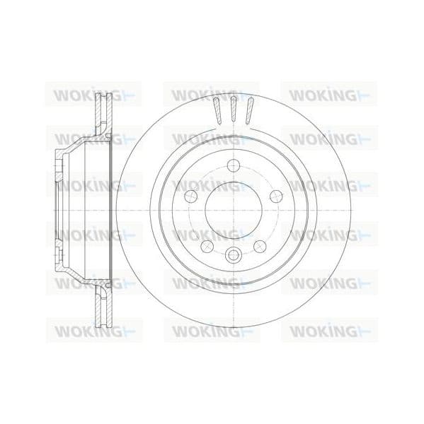 WOKING Disco de Travão - D61160.10