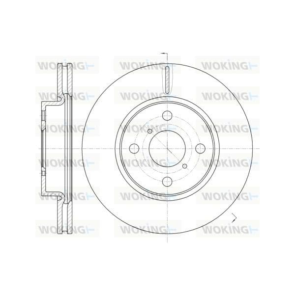 WOKING Disco de Travão - D61169.10