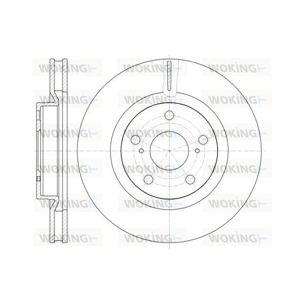 WOKING Disco de Travão - D61189.10