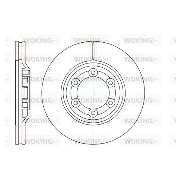 WOKING Disco de Travão - D61193.10