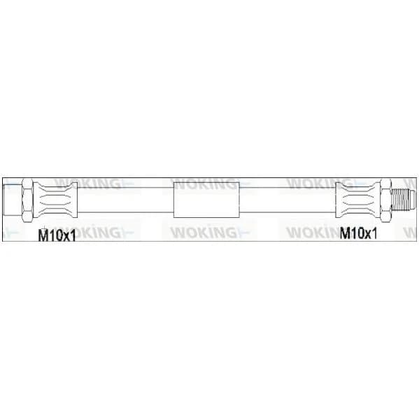 Woking Tubo Flexível de Travão - G1912.04