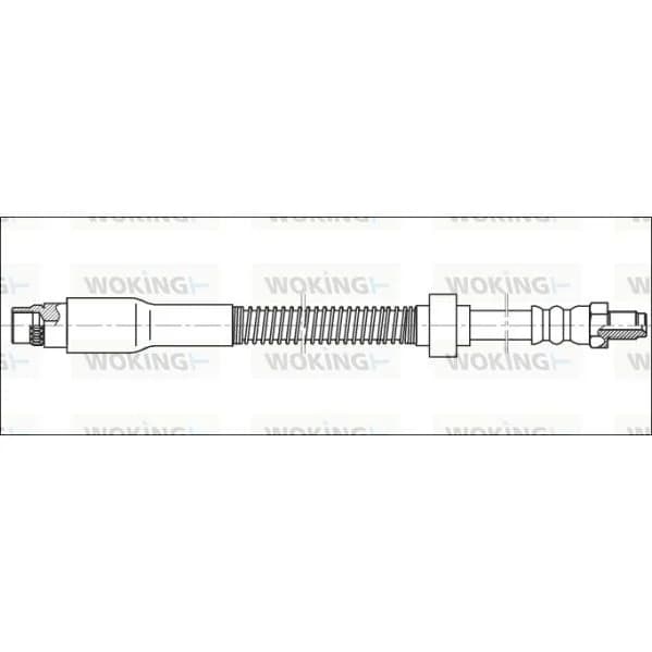 Woking Tubo Flexível de Travão - G1901.34