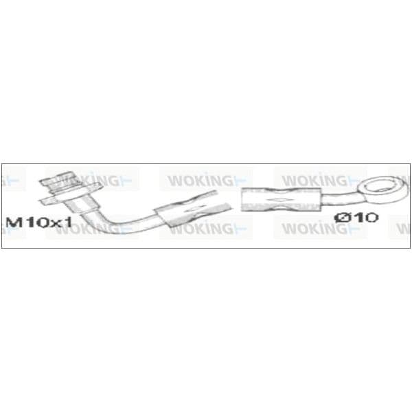 Woking Tubo Flexível de Travão - G1903.75