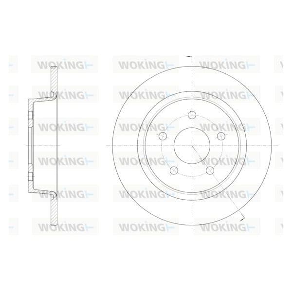 WOKING Disco de Travão - D61459.00