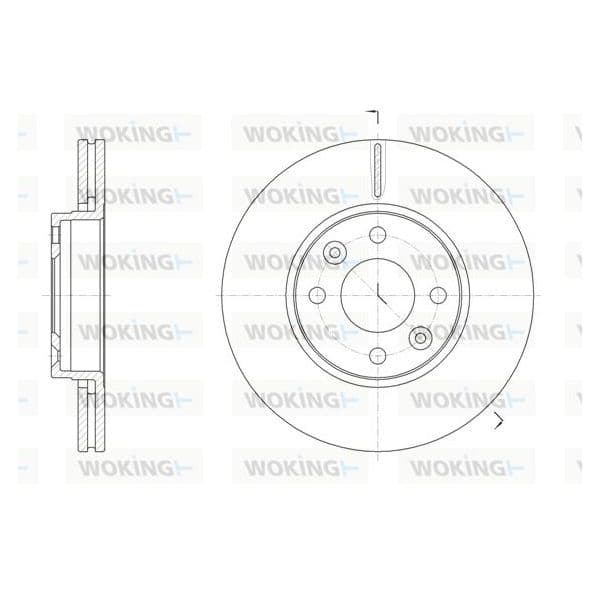 WOKING Disco de Travão - D61474.10