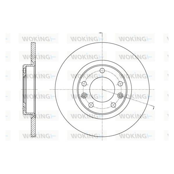 WOKING Disco de Travão - D61555.00