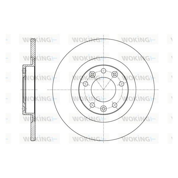 WOKING Disco de Travão - D61557.00