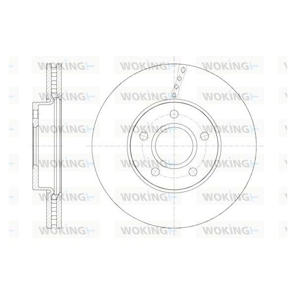 WOKING Disco de Travão - D61588.10