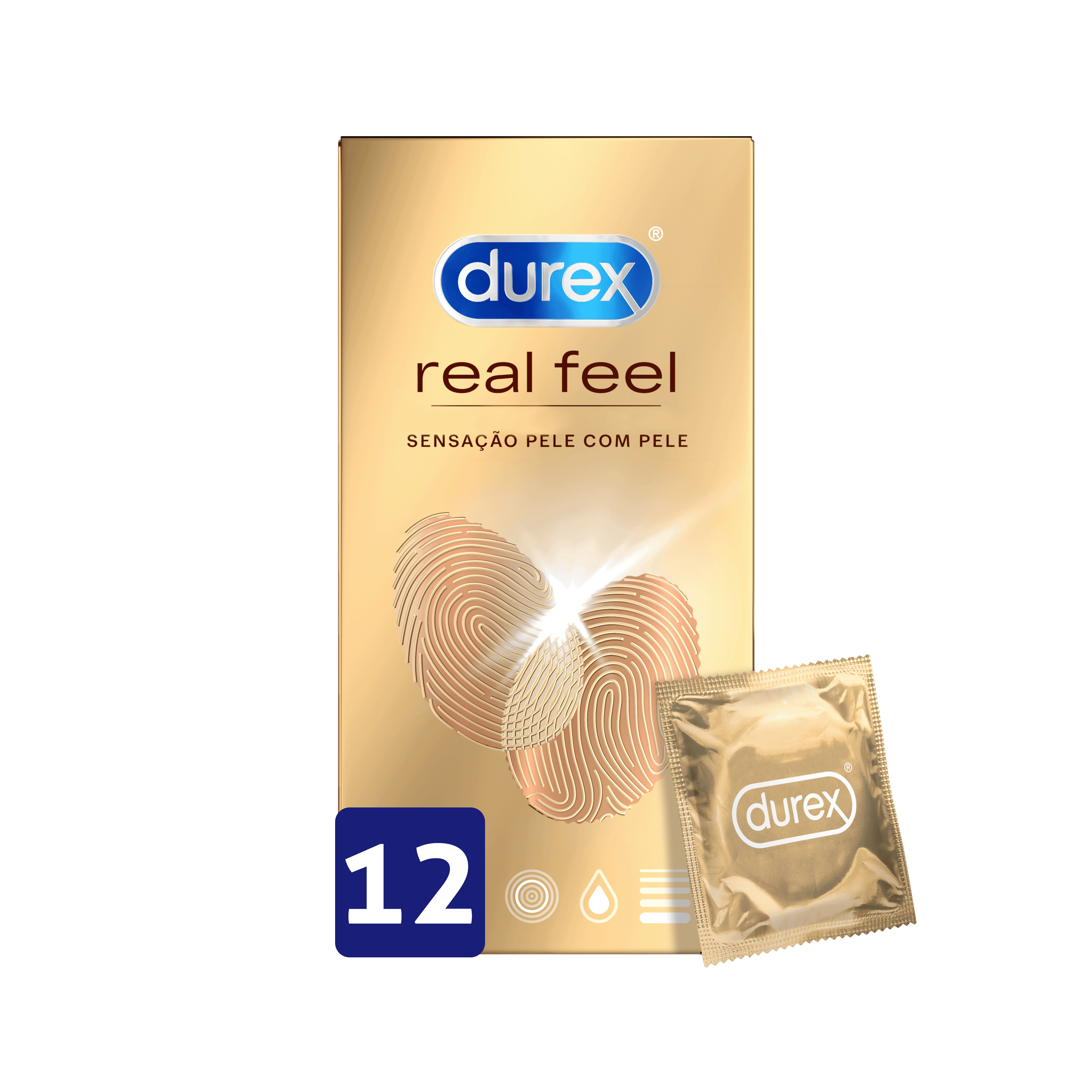 Durex Preservativo Real Feel x 12 Unidades