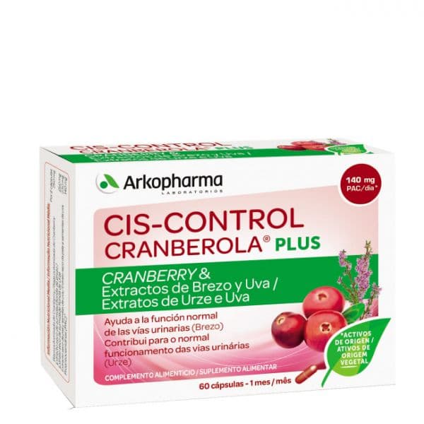 Arkopharma Cranberola Cis-control Plus 60 Cápsulas