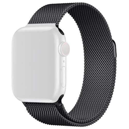 Bracelete Metal 4-OK para Apple Watch 42mm | 44mm | 45mm - Preto