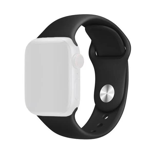 4-OK Bracelete Silicone para Apple Watch 38mm 40mm Black