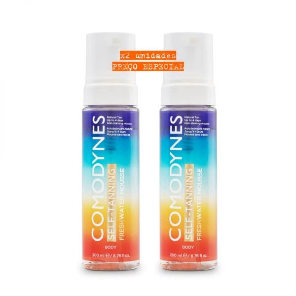 Autobronzeador Comodynes Self-Tanning Water Mousse Autobronzeadora 2x200ml