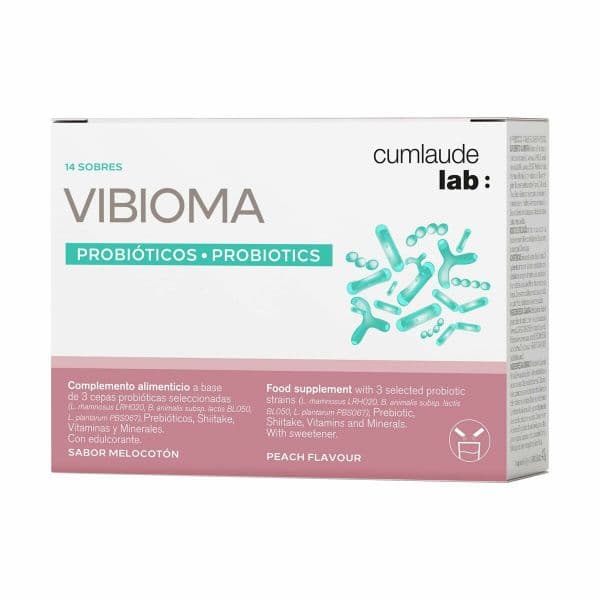 Rilastil Cumlaude Lab Vibioma Probióticos Pêssego 14 Saquetas