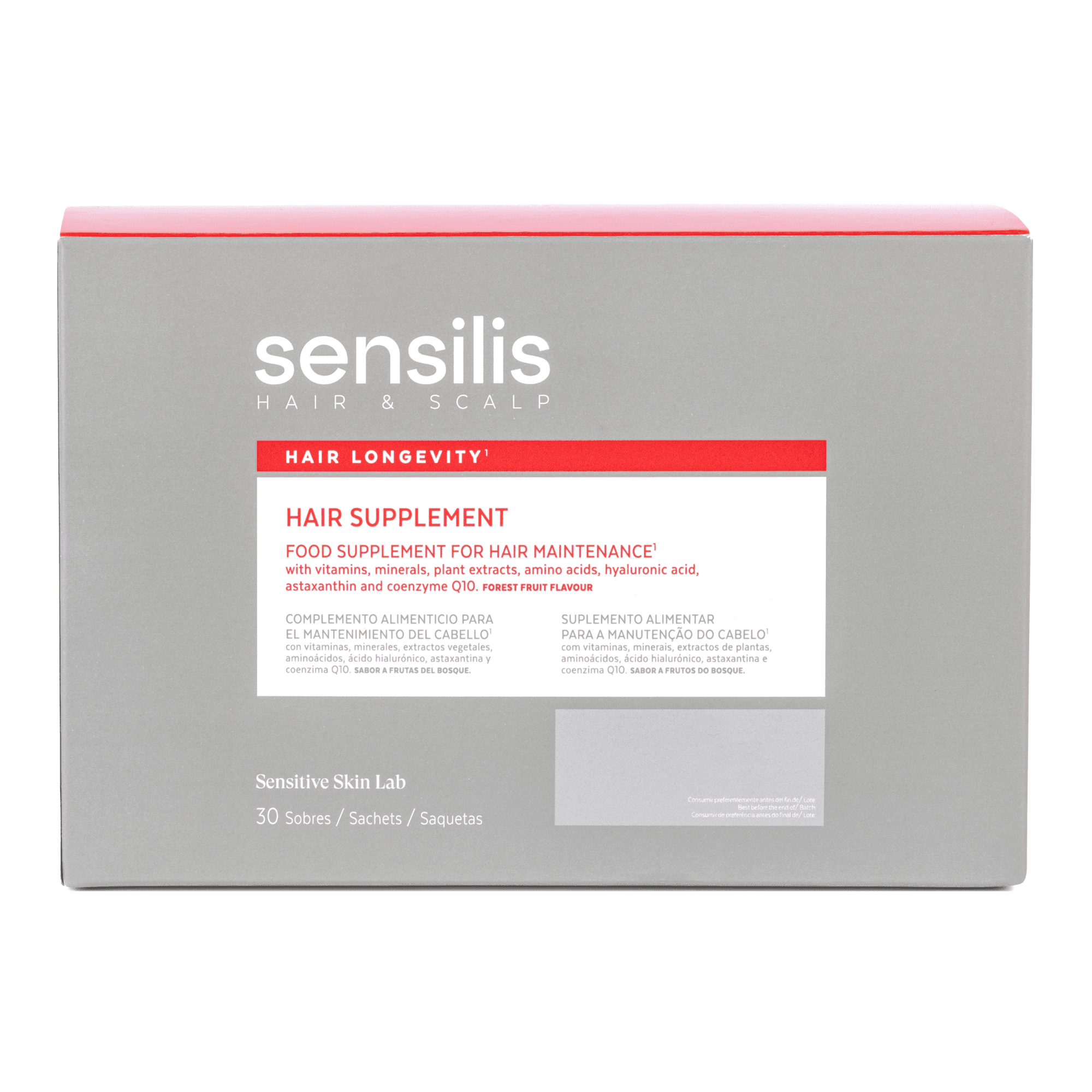 Sensilis Hair and Scalp Longevidade Capilar 30 Saquetas