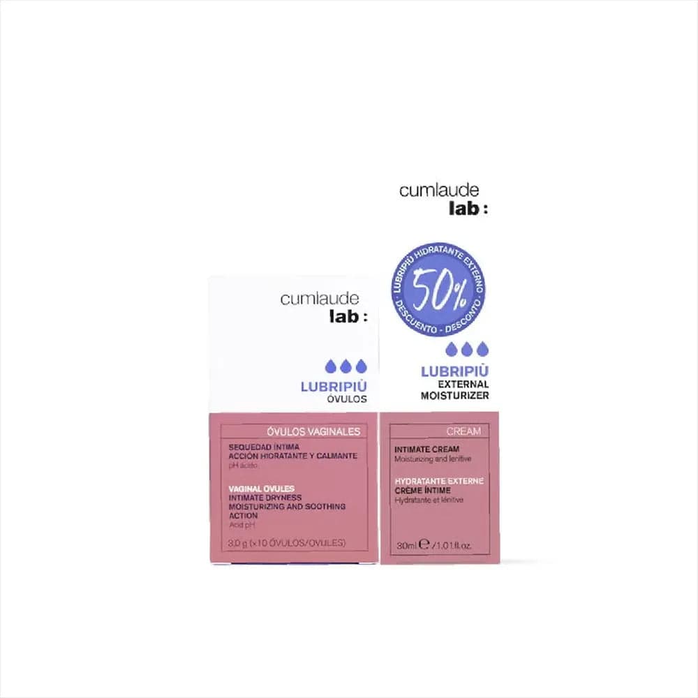 Cumlaude Lubripiu OvulosX10 + OFERTA Creme Íntimo hidratante 30ml