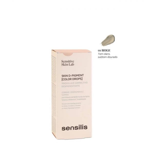Sensilis Skin D-Pigment Color Drops Tom 01 Beige 30ml