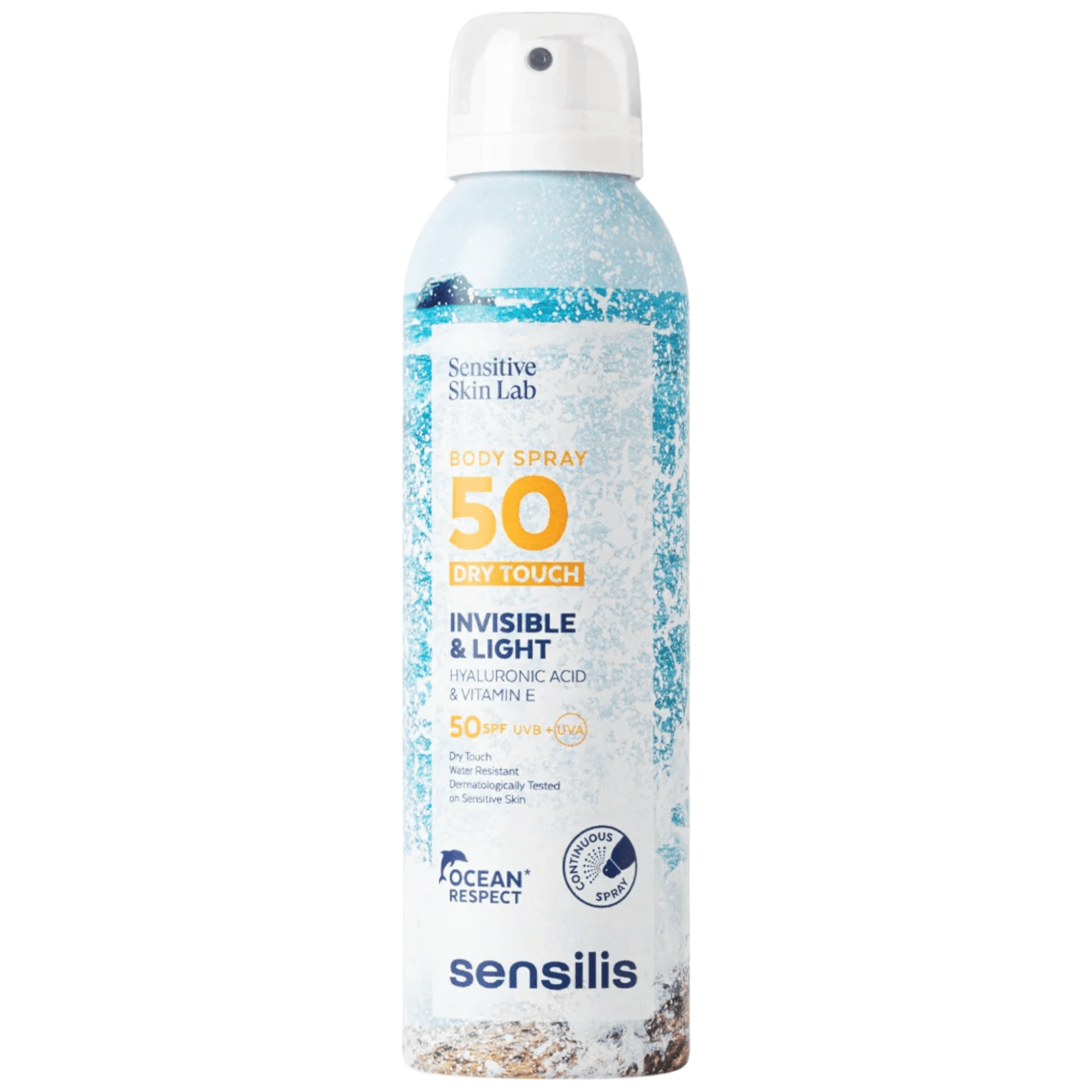 Protetor Solar Sensilis Spray Corporal Toque Seco SPF50 200ml