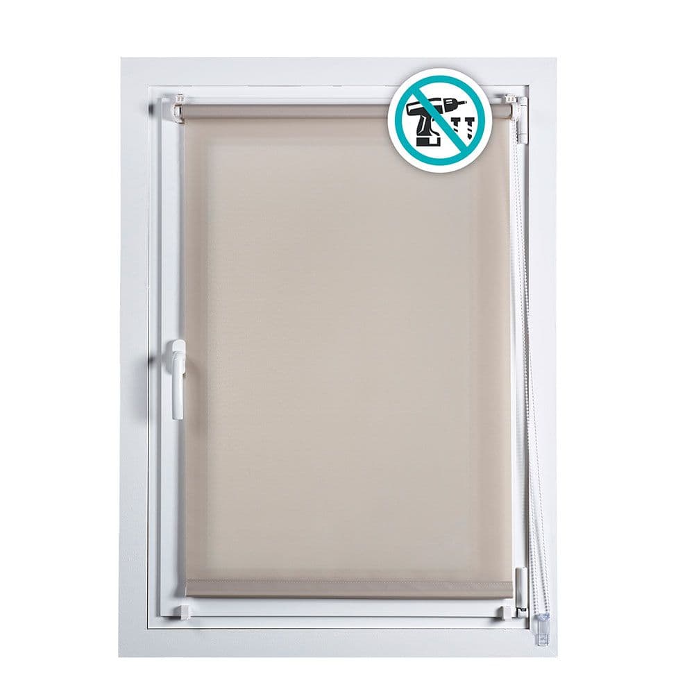 Cintacor Estore de Rolo Clip&Fix 150x180 cm Pedra