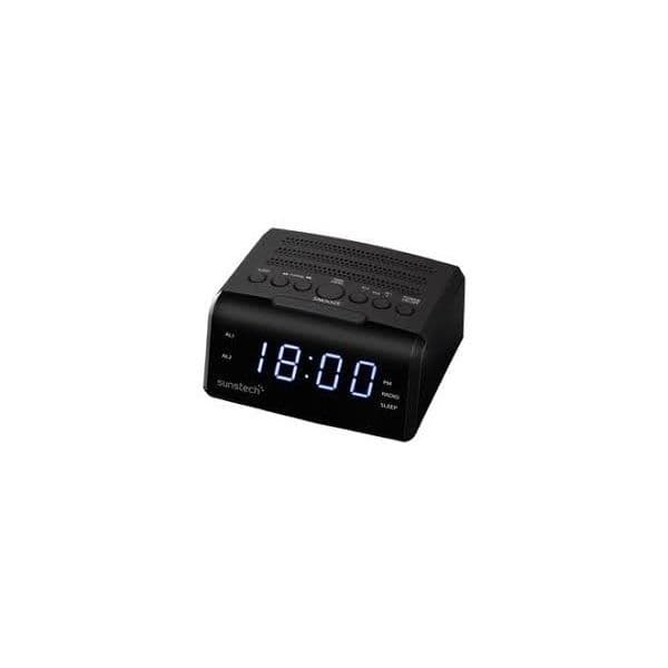 Sunstech Despertador FRD35UBK Alarme Dual Black