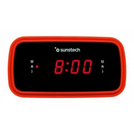 Sunstech Despertador FRD60RD Rádio FM Vermelho