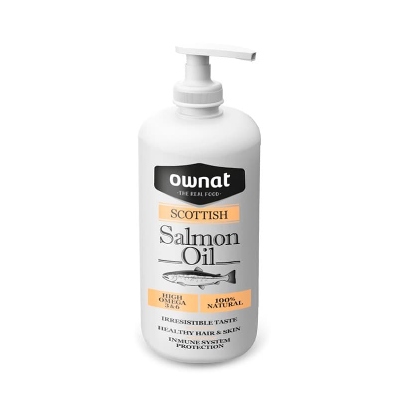 Óleo de Salmão Natural Ownat Suplemento para Cães e Gatos - Campet