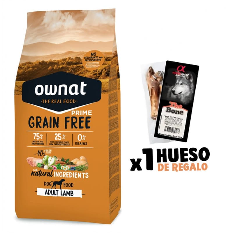 Ownat Prime Grain Free Adult Lamb 12Kg