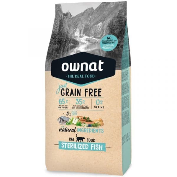 Ownat Just Grain Free Sterilized Fish 8Kg