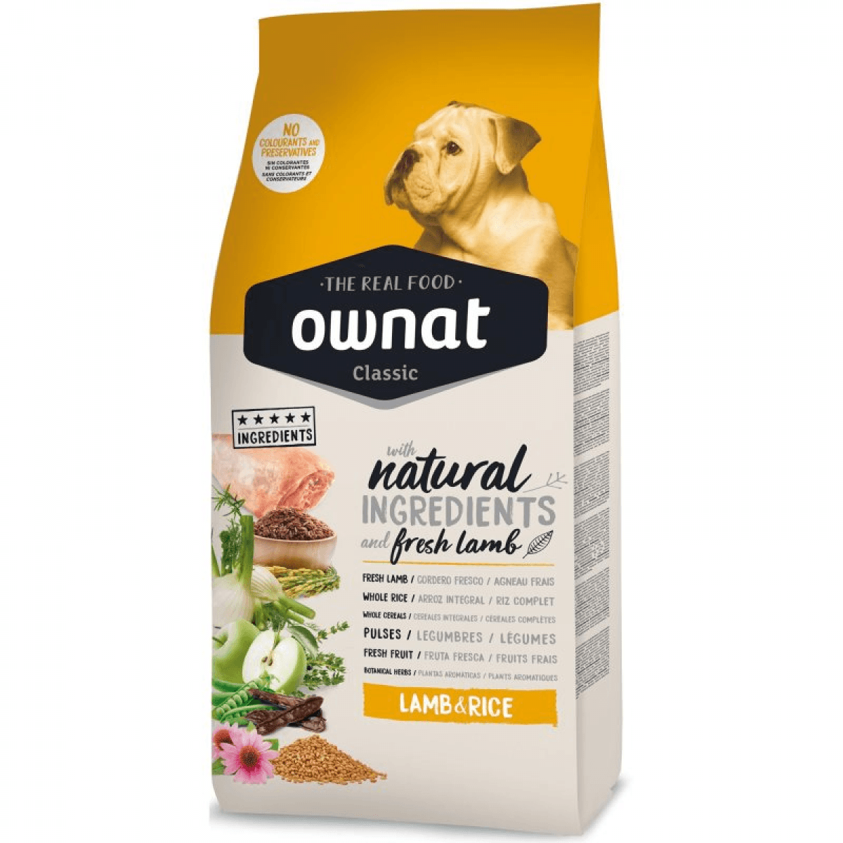Ownat Classic Lamb & Rice 4Kg