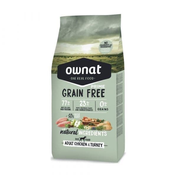 Ownat Prime Grain Free Adult Chicken & Turkey 14Kg