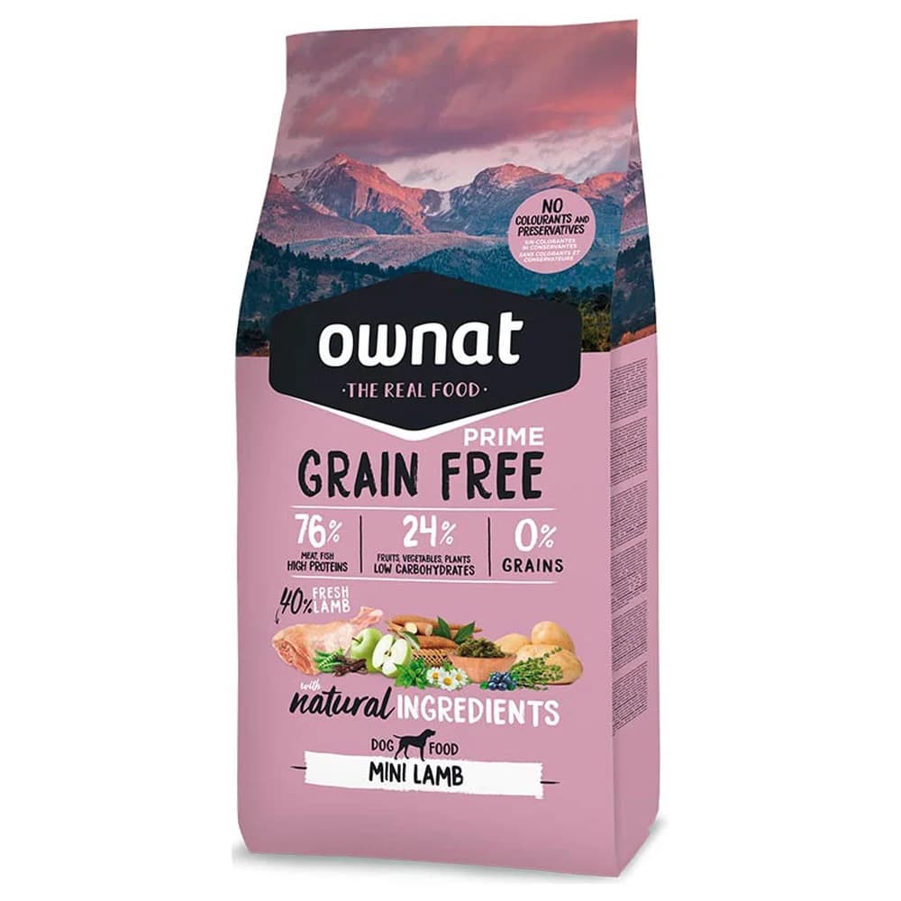 Ownat Prime Grain Free Adult Lamb 1Kg