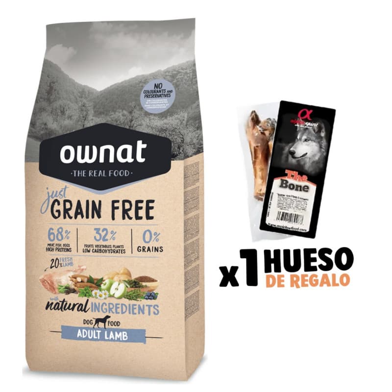 Ownat Just Grain Free Adult Lamb Dog 14Kg