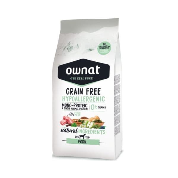 Ownat Grain Free Hypo-Allergenic Pork 3Kg