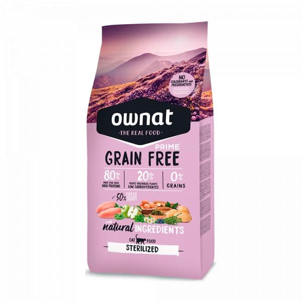 Ownat Just Grain Free Prime Sterilized Chicken & Turkey 1Kg