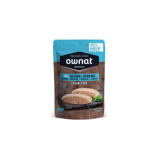 Ração Húmida Ownat Salmon & Herring 85g
