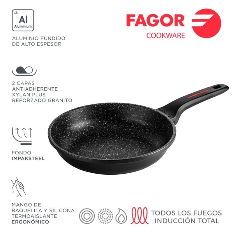 Frigideira Alutherm Ø20CM Alumínio 3004 Fagor
