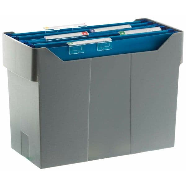 Archivo 2000 Suporte de Secretaria p/ Capas Arquivo Suspenso Cinza p/A4 Capacidade 20 Capas - OFF046719CE