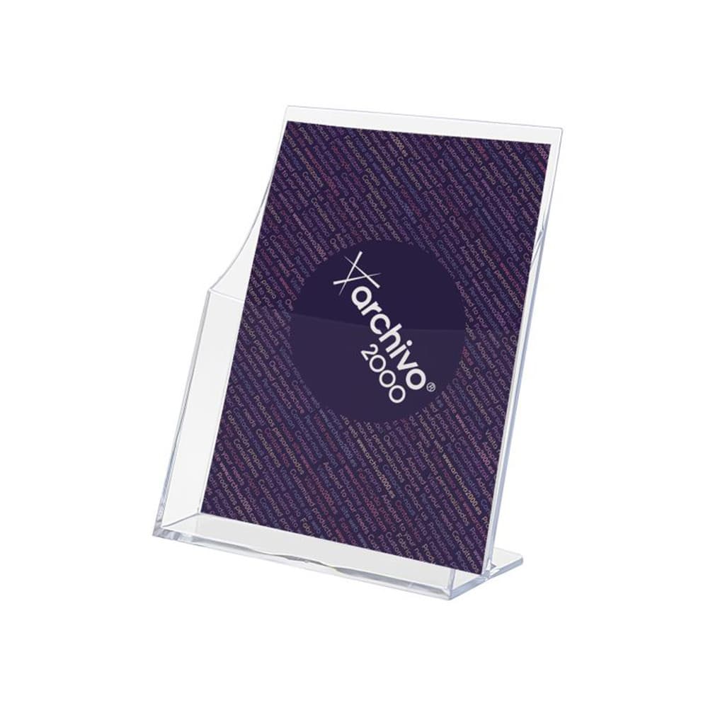 Archivo 2000 Expositor Suporte Porta Folhetos Acrílico A5 Vertical 1 Un.