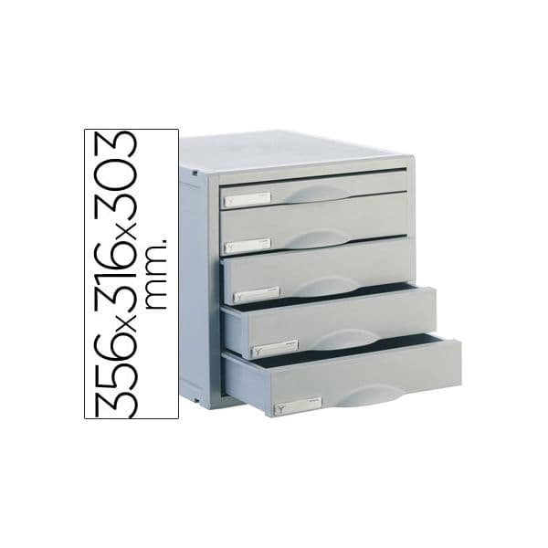 Archivo 2000 Arquivador Archisystem 5 Gavetas 356x316x303mm - 8405C