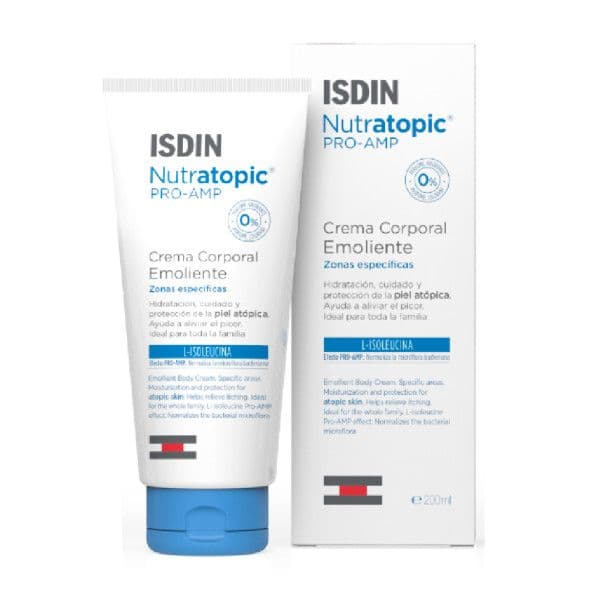 Isdin Nutratopic Pro-AMP Creme Emoliente Pele Atópica 200ml