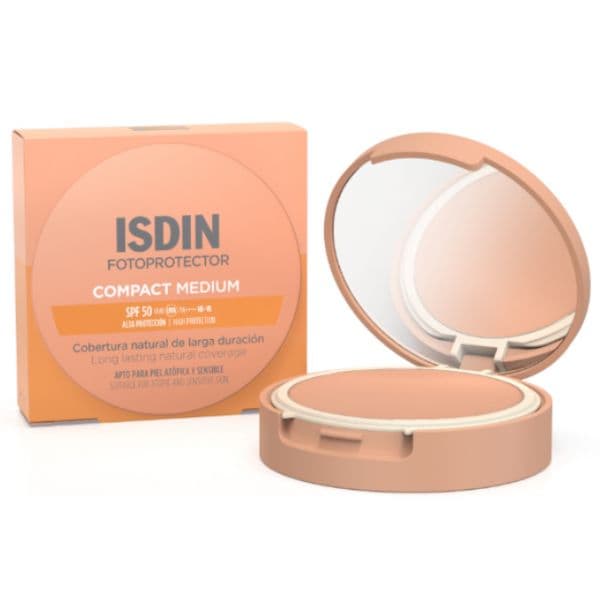 Protetor Solar Isdin Fotoprotector Compact Medium SPF50 10g