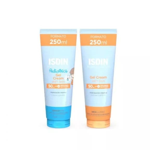 Protetor Solar Isdin Fotoprotector Gel Creme SPF50 250ml + Fotoprotector Pediatrics Gel Creme SPF50 250ml