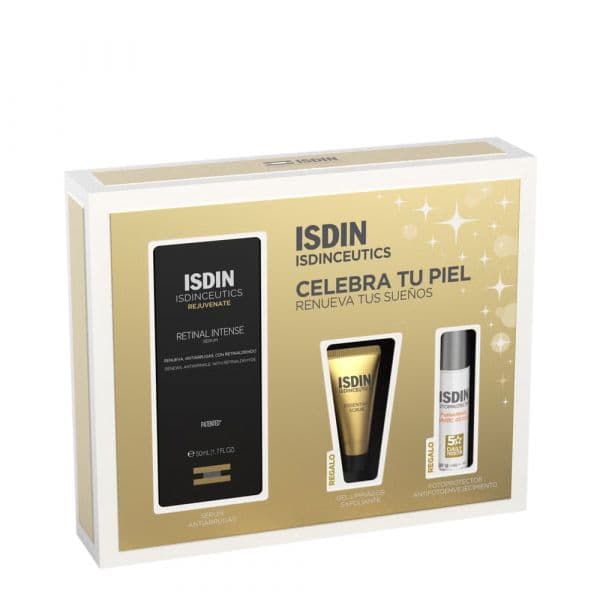 Isdin Isdinceutics Sérum Retinal Intense 50ml + Essential Scrub 15g + Fusion Water Magic Repair 10ml Coffret