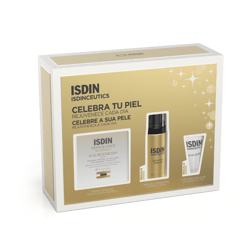 Isdin Isdinceutics A.G.E. Reverse Day 50ml + Essential Purifier 30ml + K-Ox Eyes 4ml Coffret