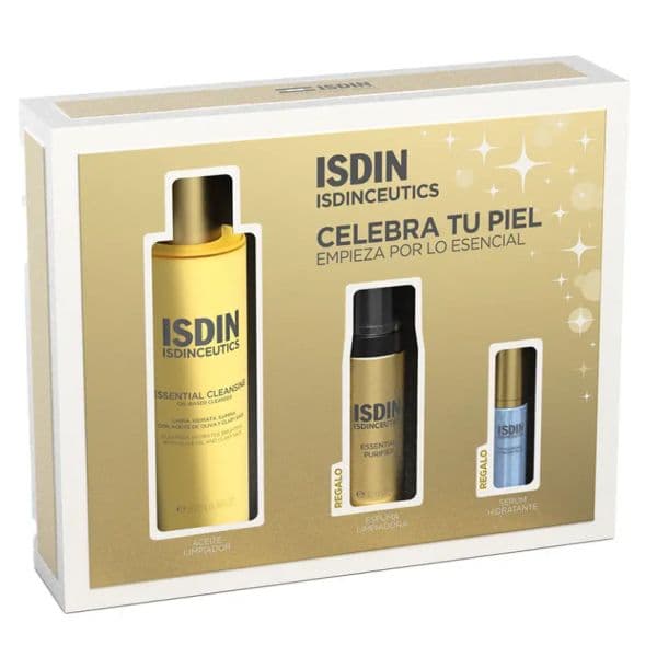 Isdin Isdinceutics Essential Cleansing 200ml + Essential Purifier Foam 30ml + Hyaluronic Concentrate 5ml Coffret