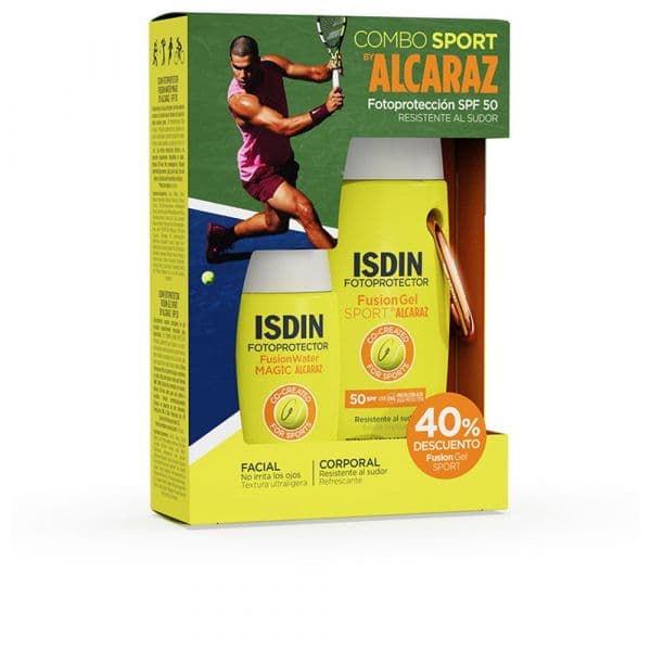 Protetor Solar Isdin Combo Sport by Alcaraz Rosto 50ml +  Corpo SPF50 100ml Coffret