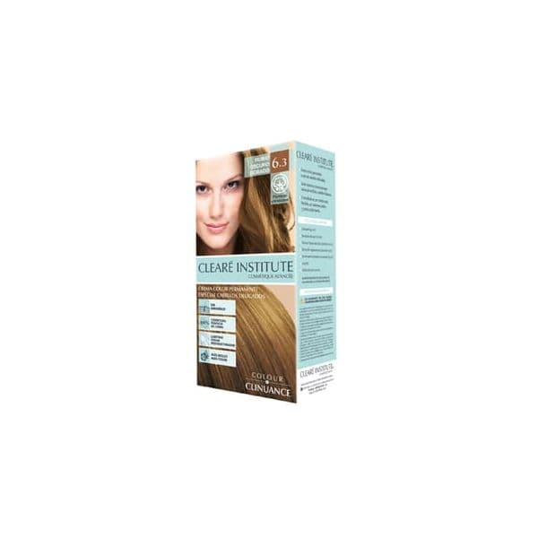 Cleare Institute Colour Clinuance Coloração Tom 6.3 Loiro Escuro Dourado 170ml