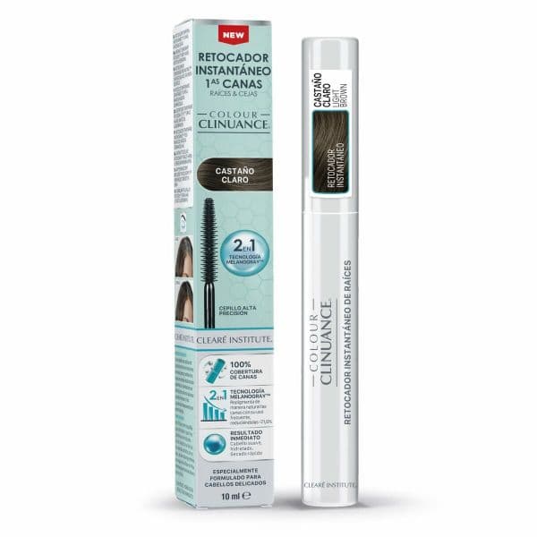 Clearé Institute Colour Clinuance Retocador Instantâneo Castanho Claro 10 ml